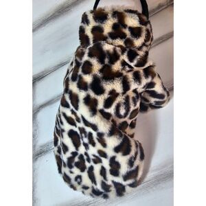 Like new Faux Cheetah Fur Coat for dog or cat Size Small